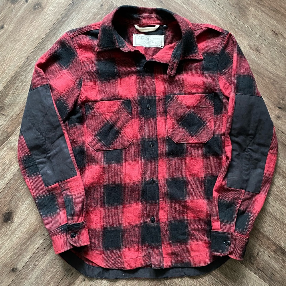 Rogue Territory Mechanics Shirt Red Neppy Plaid - Medium